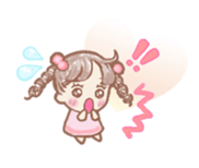 Fluffy Fairy of macaroons color sticker #6400064