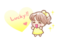 Fluffy Fairy of macaroons color sticker #6400065