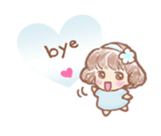 Fluffy Fairy of macaroons color sticker #6400071