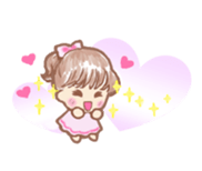 Fluffy Fairy of macaroons color sticker #6400072