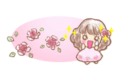 Fluffy Fairy of macaroons color sticker #6400077