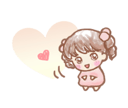 Fluffy Fairy of macaroons color sticker #6400078