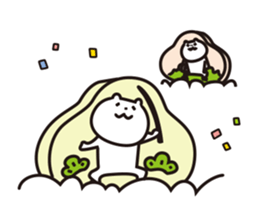 The cat of the language of Noto 3 sticker #6400318