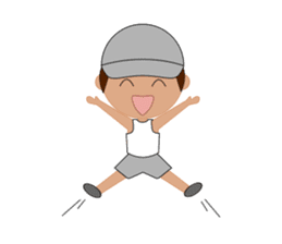 Smile & Running Life ---Boy--- sticker #6400724