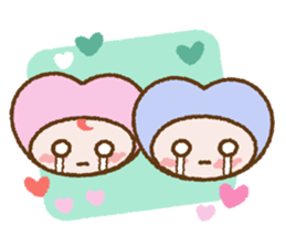 Set of "Loverin (Chap. always with you)" sticker #6401077