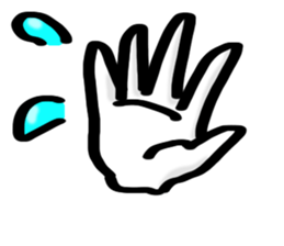 Only by a hand sticker #6401361