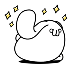 Obesity Rabbit sticker #6401480