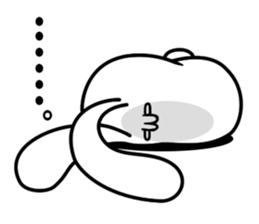 Obesity Rabbit sticker #6401484