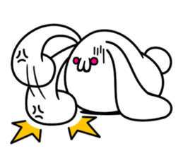 Obesity Rabbit sticker #6401489