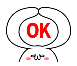 Obesity Rabbit sticker #6401491