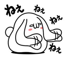 Obesity Rabbit sticker #6401500