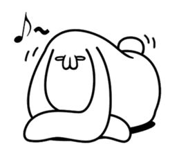 Obesity Rabbit sticker #6401501