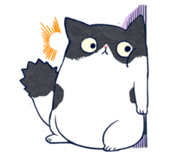Cool Tuxedo Cat sticker #6401849