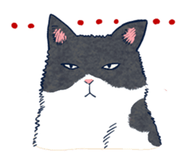 Cool Tuxedo Cat sticker #6401879