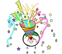 Summer vacation of the sparrow sticker #6401939