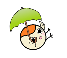 Summer vacation of the sparrow sticker #6401955