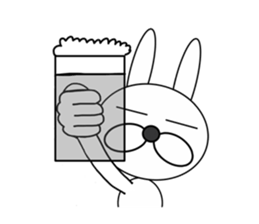 a cool rabbit sticker #6402008