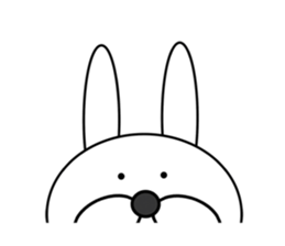 a cool rabbit sticker #6402013