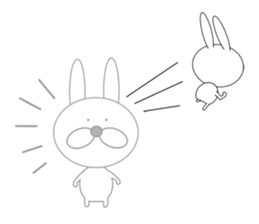 a cool rabbit sticker #6402018