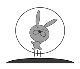a cool rabbit sticker #6402028