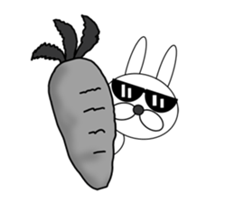 a cool rabbit sticker #6402030