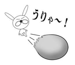 a cool rabbit sticker #6402031