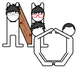 Drinking People sticker #6402241