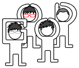 Drinking People sticker #6402242