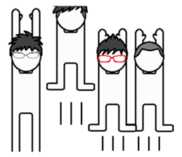 Drinking People sticker #6402270