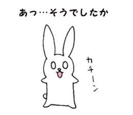 Polite rabbit sticker3 sticker #6403021