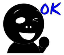 Black Face sticker #6403200