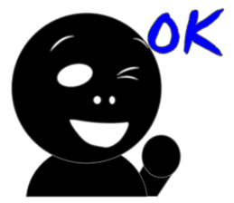 Black Face sticker #6403200