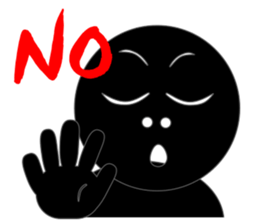 Black Face sticker #6403201