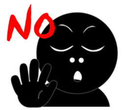 Black Face sticker #6403201