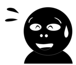 Black Face sticker #6403204