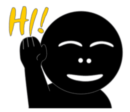 Black Face sticker #6403206