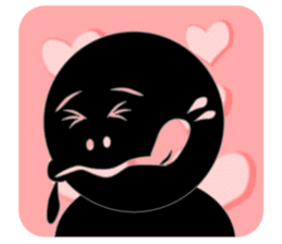 Black Face sticker #6403218