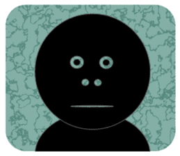 Black Face sticker #6403220