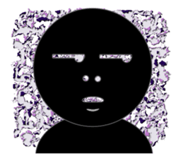 Black Face sticker #6403223