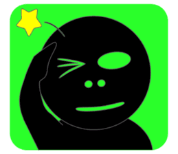 Black Face sticker #6403224