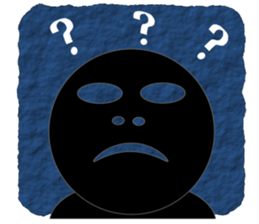 Black Face sticker #6403225