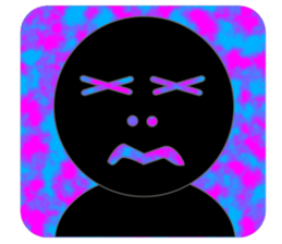 Black Face sticker #6403228