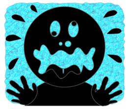 Black Face sticker #6403232