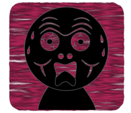 Black Face sticker #6403234