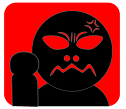 Black Face sticker #6403237