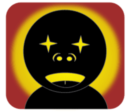 Black Face sticker #6403239