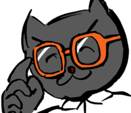 Japanese Cosplay Cat, Russianblue ver.L sticker #6403522