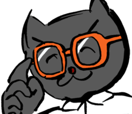 Japanese Cosplay Cat, Russianblue ver.L sticker #6403522