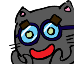 Japanese Cosplay Cat, Russianblue ver.L sticker #6403523