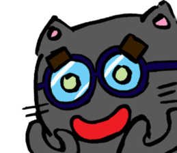 Japanese Cosplay Cat, Russianblue ver.L sticker #6403523